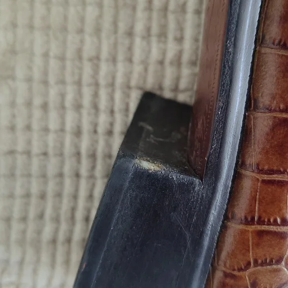 ARIAT Croc Embossed Leather Lace Up Boots Women's 8B - Picture 15 of 15